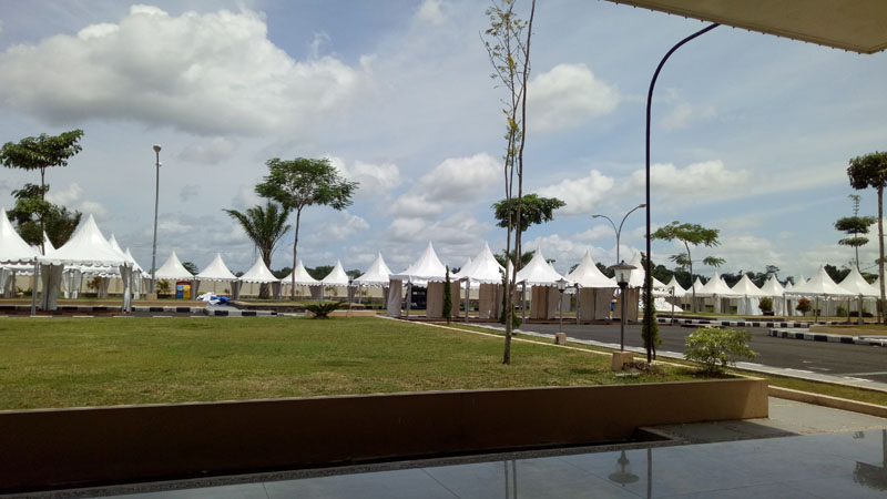 Pemasangan Sewa Tenda di Event Bazar Kabupaten Blitar