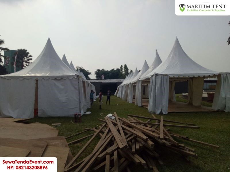 pemasangan tenda roder dan sarnafil event Magelang Fair (7)