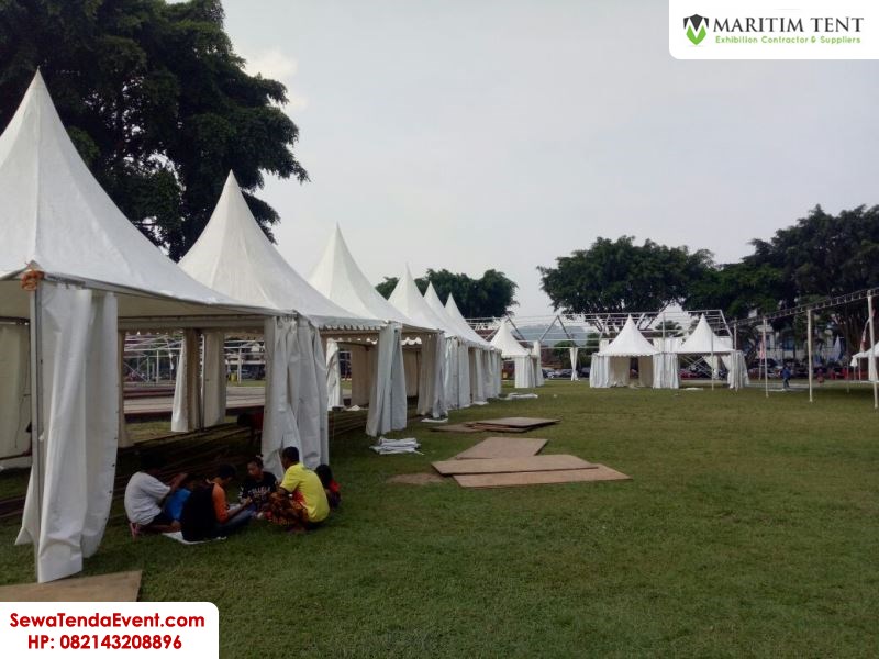 pemasangan tenda roder dan sarnafil event Magelang Fair (9)