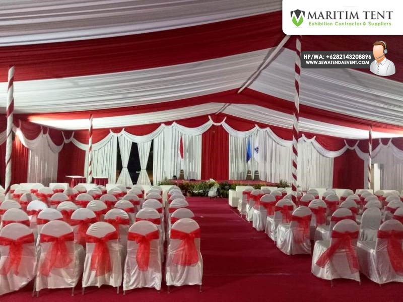 Sewa Tenda Dekorasi VIP Kunjungan Menteri Kelautan