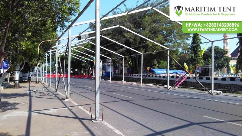 Pemasangan Tenda roder event pekan Raya kajen Tgl 25-31 Agustus 2018 Di Alun alun kab Kajen jawa tengah
