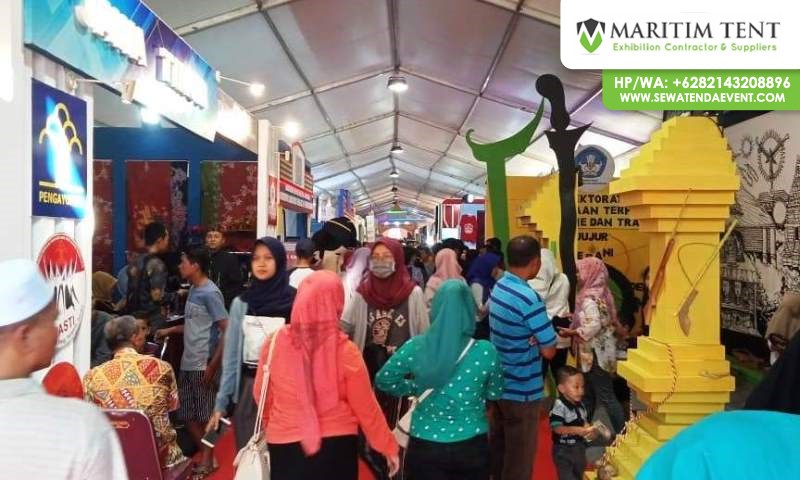 Tenda Pameran Festival Kraton Sumenep 2018