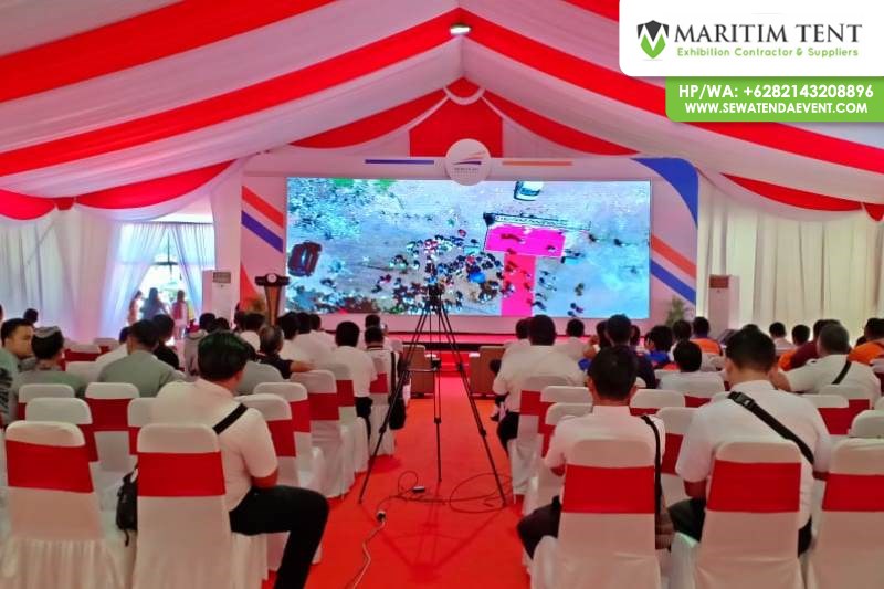 Sewa Tenda Roder Ground Braking PT KAI di Malang