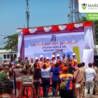 Sewa Tenda Roder Ground Braking PT KAI di Malang