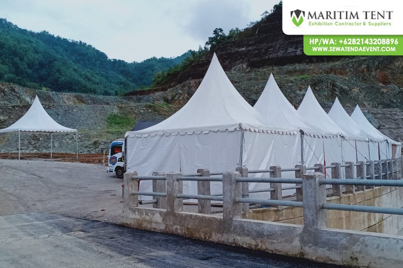 Pasang Tenda Event Bendungan Tukul di Pacitan Jawa Timur