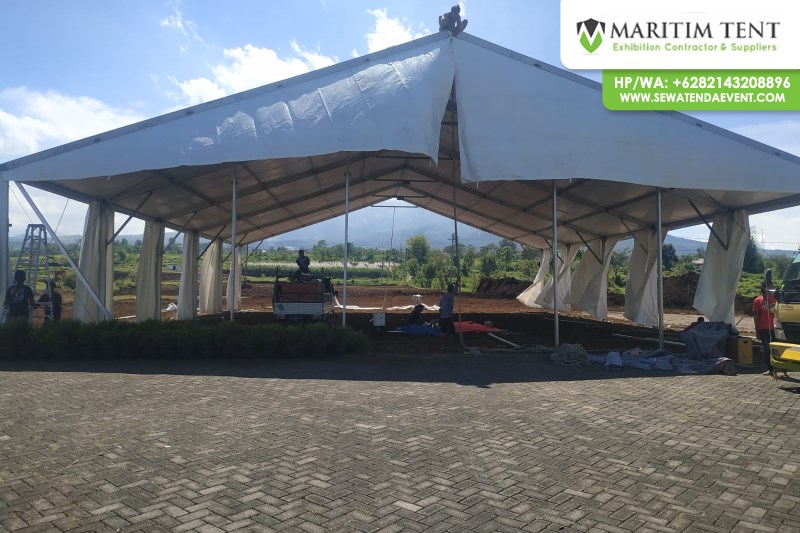 info sewa tenda Groundbreaking Apartemen
