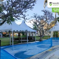 Pemasangan Tenda Sarnafil Event Marathon Bali 2022