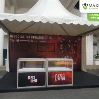 Tenda dan Partisi Tiket Box Event Dewa 19