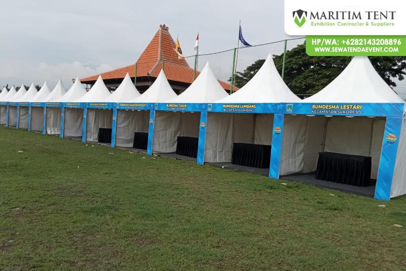 Pemasangan Tenda Sarnafil & Flooring di Gempol 2022