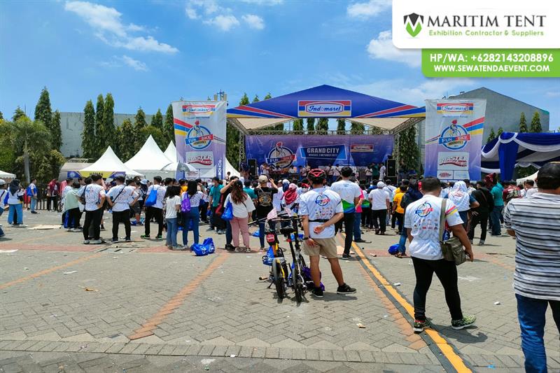 Sewa Tenda Surabaya Event Fun Bike Indomaret