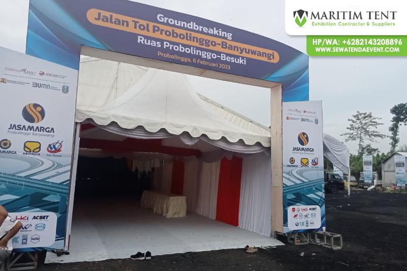 jasa tenda roder untuk peresmian kegiatan