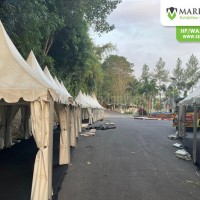 tenda sewa Tenda Sarnafil Event Mata Najwa di UMM