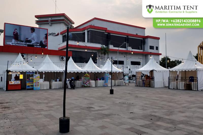 Pasang Tenda Sarnafil Festival Makanan Pasuruan 2023