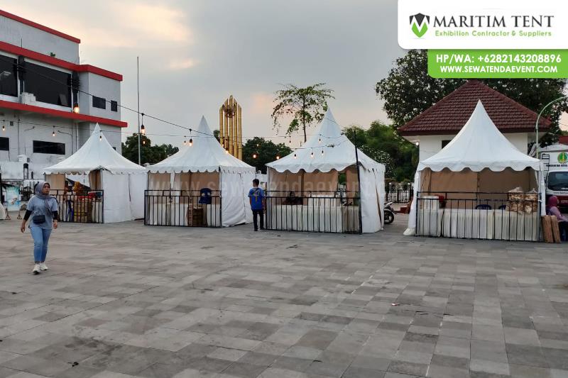 Pasang Tenda Sarnafil Festival Makanan Pasuruan 2023