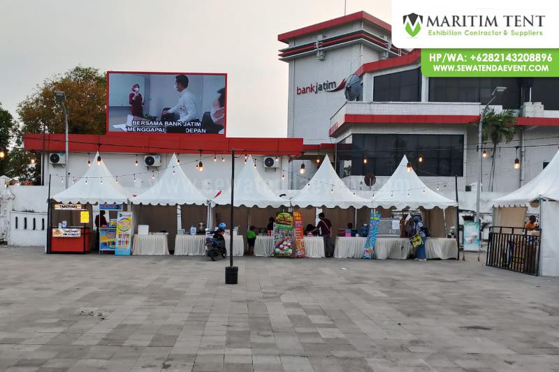 Pasang Tenda Sarnafil Festival Makanan Pasuruan 2023