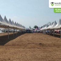 Tenda Sarnafil Support Kejurnas Sprint Rally 2023 di Malang