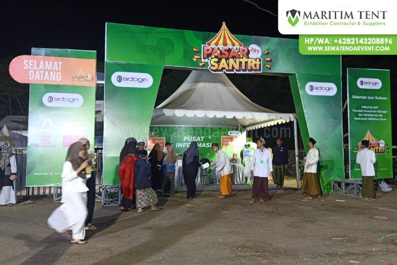 Pasar Santri Ponpes Sidogiri Pasuruan, Jawa Timur