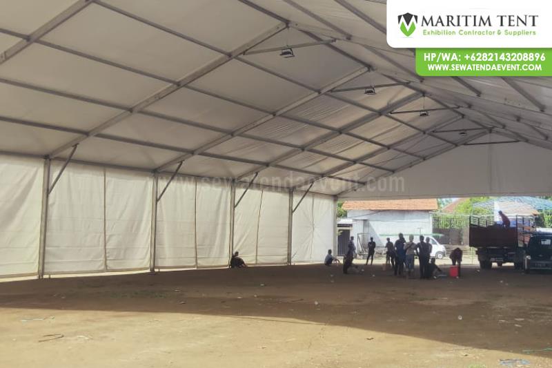 Pemasangan Tenda Roder di Ponpes Sunniyah Salafiyah