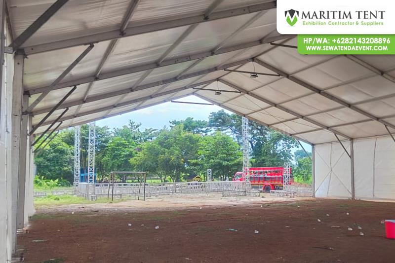 Pemasangan Tenda Roder di Ponpes Sunniyah Salafiyah