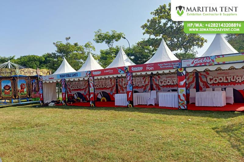 Pemasangan Tenda Sarnafil Event Cooltura Telkomsel di Bojonegoro