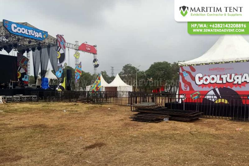 Jasa Sewa Tenda Sarnafil Event Cooltura Telkomsel Kediri