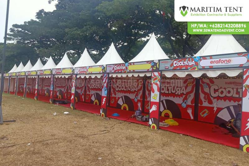 Sewa Tenda Sarnafil Event Cooltura Telkomsel Kediri