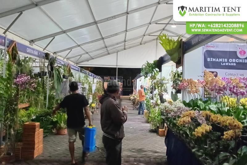 Tenda Roder Support Pameran Anggrek 2024 Kota Batu