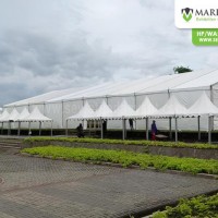 Pemasangan Tenda Roder dan Sarnafil di City Forest Jember
