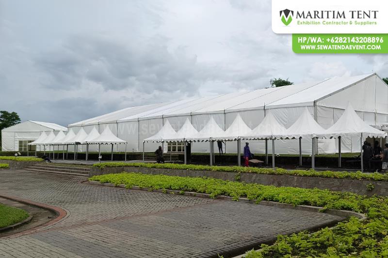 Pemasangan Tenda Roder dan Sarnafil di City Forest Jember