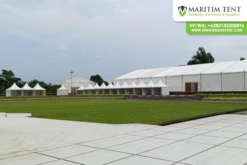 Pemasangan Tenda Roder dan Sarnafil di City Forest Jember