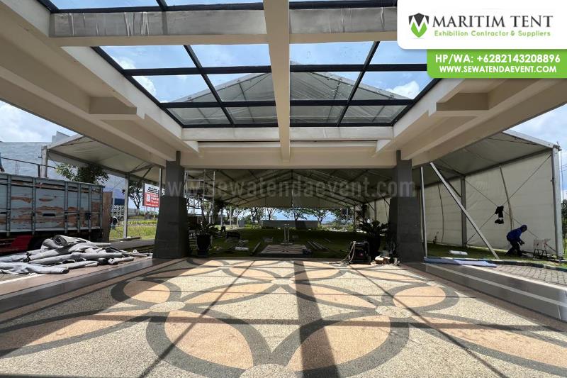 Event Dinas Koperasi Kota Malang Tenda Roder dan Flooring
