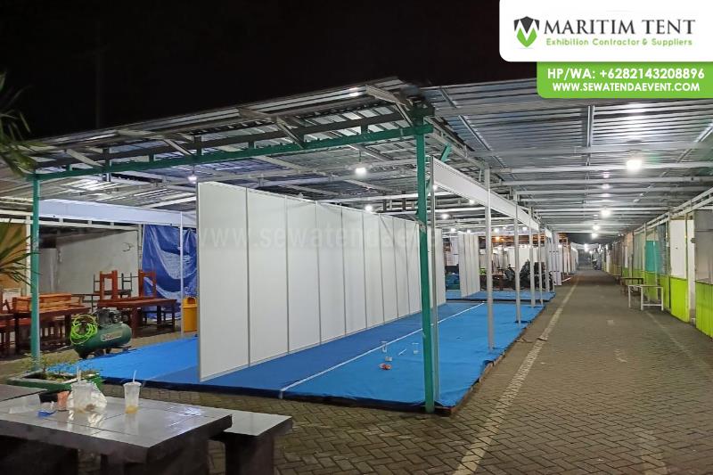 Sewa Partisi R8 dan Flooring Event Bazar Ramadhan di Surabaya