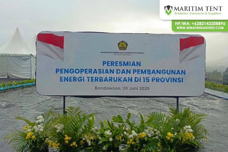 Event Nasional Peresmian Energi Terbarukan di Bondowoso