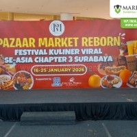 Festival Kuliner Viral di Surabaya Pasang Partisi R8