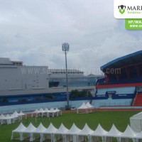 Dukungan Tenda Event Malang Half Marathon 2026