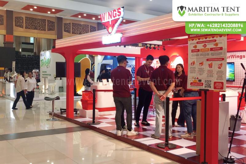 Pemasangan Partisi R8 Event Brawijaya Career Expo 2026