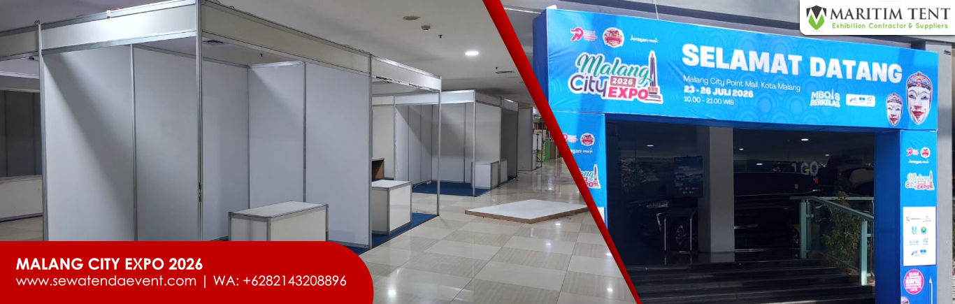 Event Malang City Expo 2026 Sewa Partisi R8